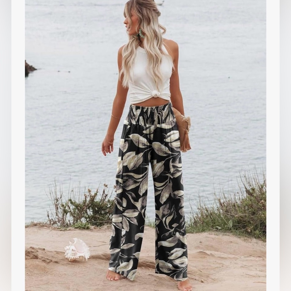Wide leg pants